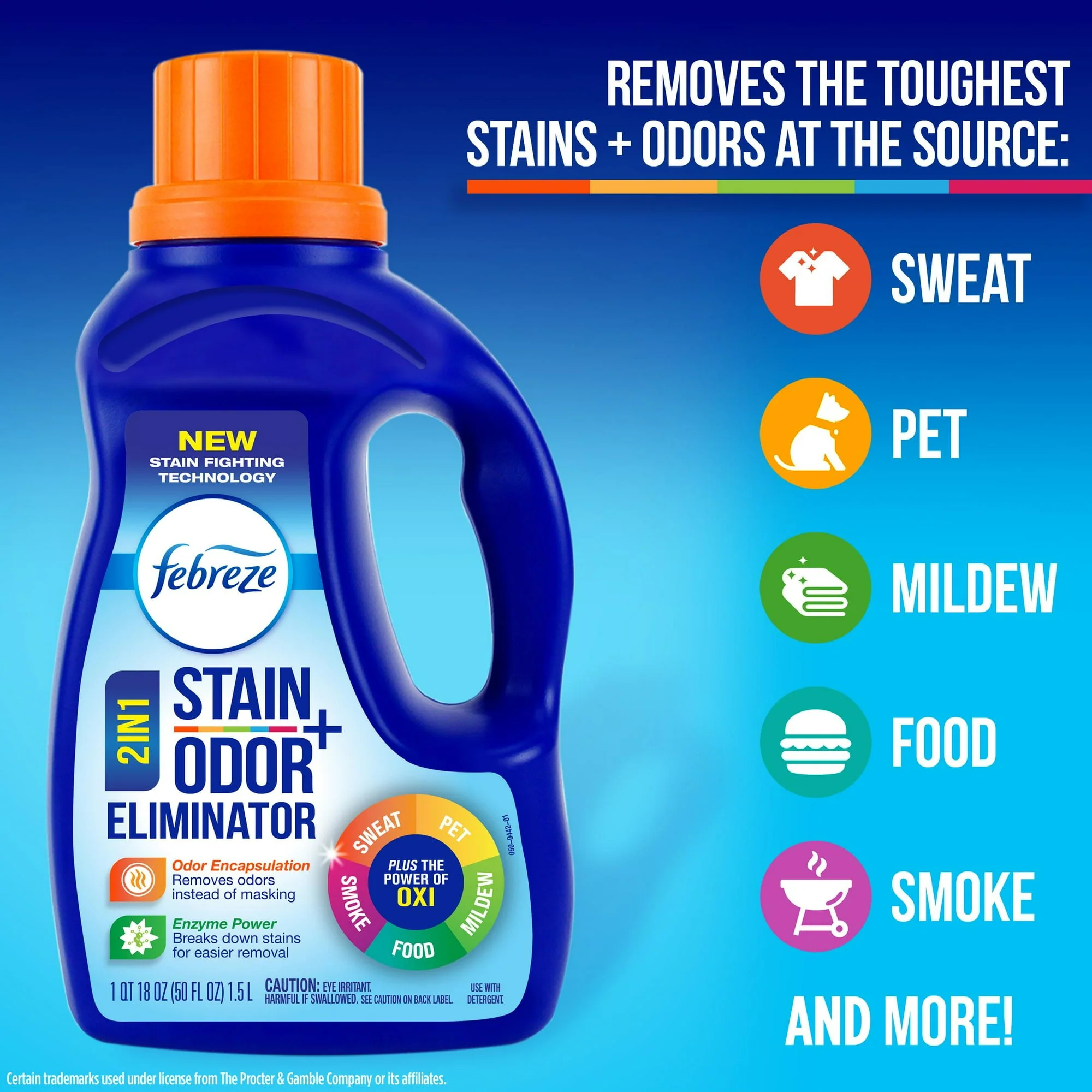 Febreze In-Wash Eliminador de olores , aroma fresco, 1.5L - Imagen 4