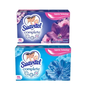 Suavitel Hojas para secadora variedad de aromas 70 unidades