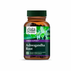 Gaia Herbs raíz líquida de Ashwagandha, 60 fitocápsulas líquidas