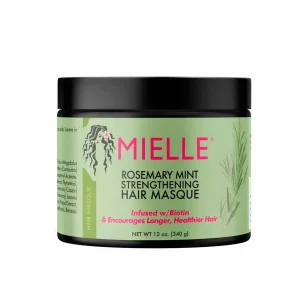Mielle Organics Mascarilla fortalecedora para el cabello con romero y menta 340gr
